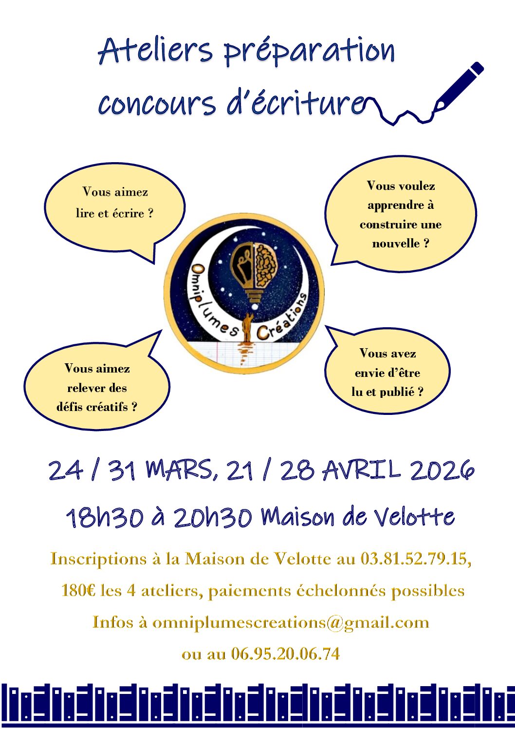 Préparation aux concours d' écriture