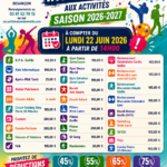 Inscriptions aux Activités saison 2026-2027